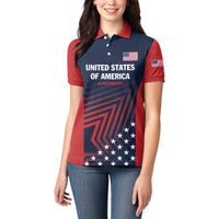 Personalized USA 2025 Archery Women Polo Shirt Aim Shoot Win