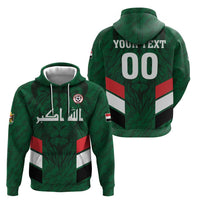 Custom Football 2026 Iraq Hoodie Go Lions of Mesopotamia
