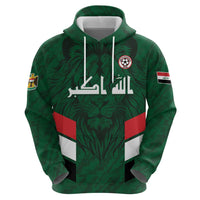 Custom Football 2026 Iraq Hoodie Go Lions of Mesopotamia