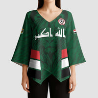 Custom Football 2026 Iraq Kimono Sleeve Blouse Go Lions of Mesopotamia