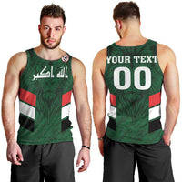Custom Football 2026 Iraq Men Tank Top Go Lions of Mesopotamia