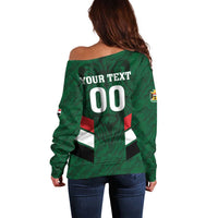 Custom Football 2026 Iraq Off Shoulder Sweater Go Lions of Mesopotamia