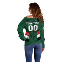 Custom Football 2026 Iraq Off Shoulder Sweater Go Lions of Mesopotamia