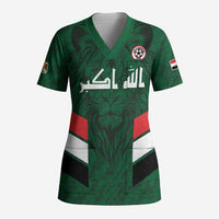 Custom Football 2026 Iraq Scrub Top Go Lions of Mesopotamia