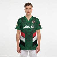Custom Football 2026 Iraq Scrub Top Go Lions of Mesopotamia