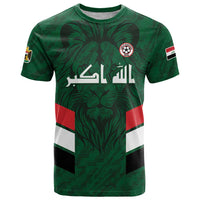 Custom Football 2026 Iraq T Shirt Go Lions of Mesopotamia