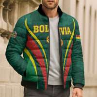 Custom Football 2026 Bolivia Bomber Puffer Jacket La Verde Come On