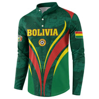 Custom Football 2026 Bolivia Button Sweatshirt La Verde Come On