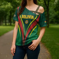 Custom Football 2026 Bolivia Cross Shoulder Shirt La Verde Come On