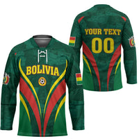 Custom Football 2026 Bolivia Hockey Jersey La Verde Come On