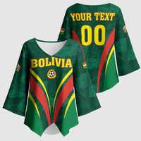 Custom Football 2026 Bolivia Kimono Sleeve Blouse La Verde Come On