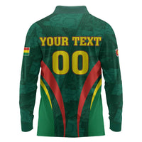 Custom Football 2026 Bolivia Long Sleeve Polo Shirt La Verde Come On
