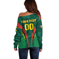 Custom Football 2026 Bolivia Off Shoulder Sweater La Verde Come On