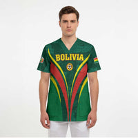 Custom Football 2026 Bolivia Scrub Top La Verde Come On
