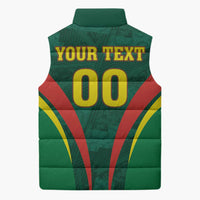 Custom Football 2026 Bolivia Sleeveless Puffer Jacket La Verde Come On
