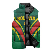 Custom Football 2026 Bolivia Sleeveless Puffer Jacket La Verde Come On