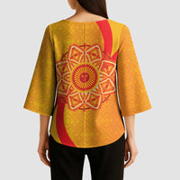 Inti Raymi Kimono Sleeve Blouse Inca Empire Spirit