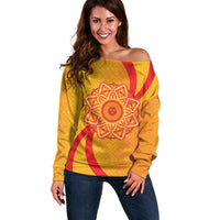 Inti Raymi Off Shoulder Sweater Inca Empire Spirit