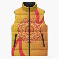 Inti Raymi Sleeveless Puffer Jacket Inca Empire Spirit