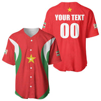 Custom Football 2026 Suriname Red Baseball Jersey Sranankondre Fubal Pluga