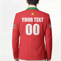 Custom Football 2026 Suriname Red Blazer Sranankondre Fubal Pluga