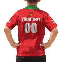 Custom Football 2026 Suriname Red Kid Hawaiian Shirt Sranankondre Fubal Pluga