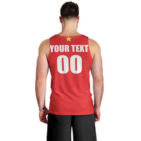 Custom Football 2026 Suriname Red Men Tank Top Sranankondre Fubal Pluga
