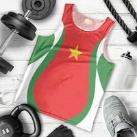 Custom Football 2026 Suriname Red Men Tank Top Sranankondre Fubal Pluga
