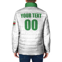 Custom Football 2026 Suriname White Padded Jacket Natio Together We Rise