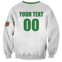 Custom Football 2026 Suriname White Sweatshirt Natio Together We Rise