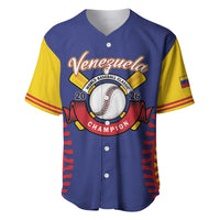 Custom Baseball 2026 Venezuela World Champion Baseball Jersey Arepa Power Make History