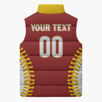 Custom Baseball 2026 Venezuela World Champion Sleeveless Puffer Jacket Chamo Arepa Power
