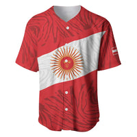 Personalized Peru Inti Baseball Jersey 1822 Flag Stylized