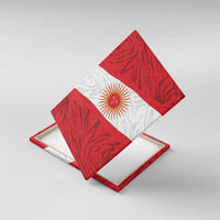 Peru Inti Canvas Wall Art 1822 Flag Stylized