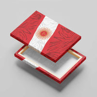 Peru Inti Canvas Wall Art 1822 Flag Stylized