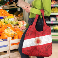 Peru Inti Grocery Bag 1822 Flag Stylized