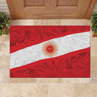 Peru Inti Rubber Doormat 1822 Flag Stylized