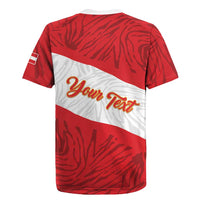 Personalized Peru Inti Rugby Jersey 1822 Flag Stylized