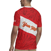 Personalized Peru Inti Rugby Jersey 1822 Flag Stylized