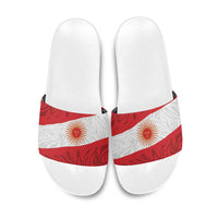 Peru Inti Slide Sandals 1822 Flag Stylized