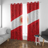 Peru Inti Window Curtain 1822 Flag Stylized