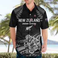Custom New Zealand 2024 Rugby Hawaiian Shirt Silver Fern Aotearoa Kiwi - Wonder Print Shop