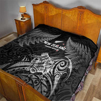 New Zealand 2024 Rugby Quilt Silver Fern Aotearoa Kiwi - Wonder Print Shop