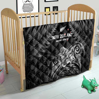 New Zealand 2024 Rugby Quilt Silver Fern Aotearoa Kiwi - Wonder Print Shop
