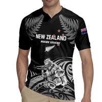 Custom New Zealand 2024 Rugby Rugby Jersey Silver Fern Aotearoa Kiwi - Wonder Print Shop
