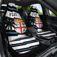 Fiji 2024 Rugby Car Seat Cover Fijian Tapa Pattern - Wonder Print Shop