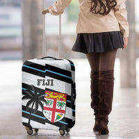 Fiji 2024 Rugby Luggage Cover Fijian Tapa Pattern - Wonder Print Shop