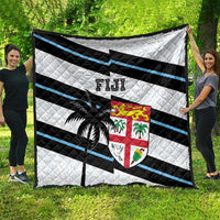 Fiji 2024 Rugby Quilt Fijian Tapa Pattern - Wonder Print Shop