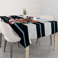 Fiji 2024 Rugby Tablecloth Fijian Tapa Pattern - Wonder Print Shop