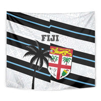 Fiji 2024 Rugby Tapestry Fijian Tapa Pattern - Wonder Print Shop